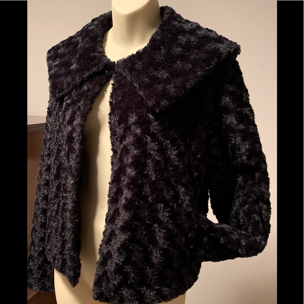 Dressy Faux Fur Ladies Jacket By Fever.